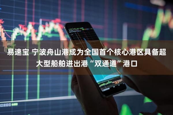 易速宝 宁波舟山港成为全国首个核心港区具备超大型船舶进出港“双通道”港口